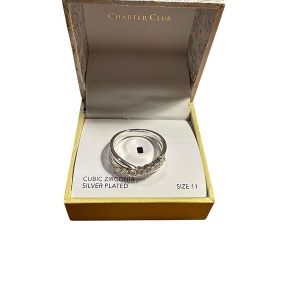 Charter Club Silver tone Ring size 11 - Picture 4 of 8